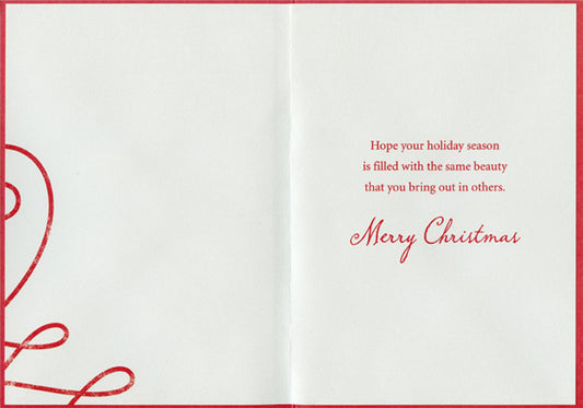 Hairdresser Christmas Card