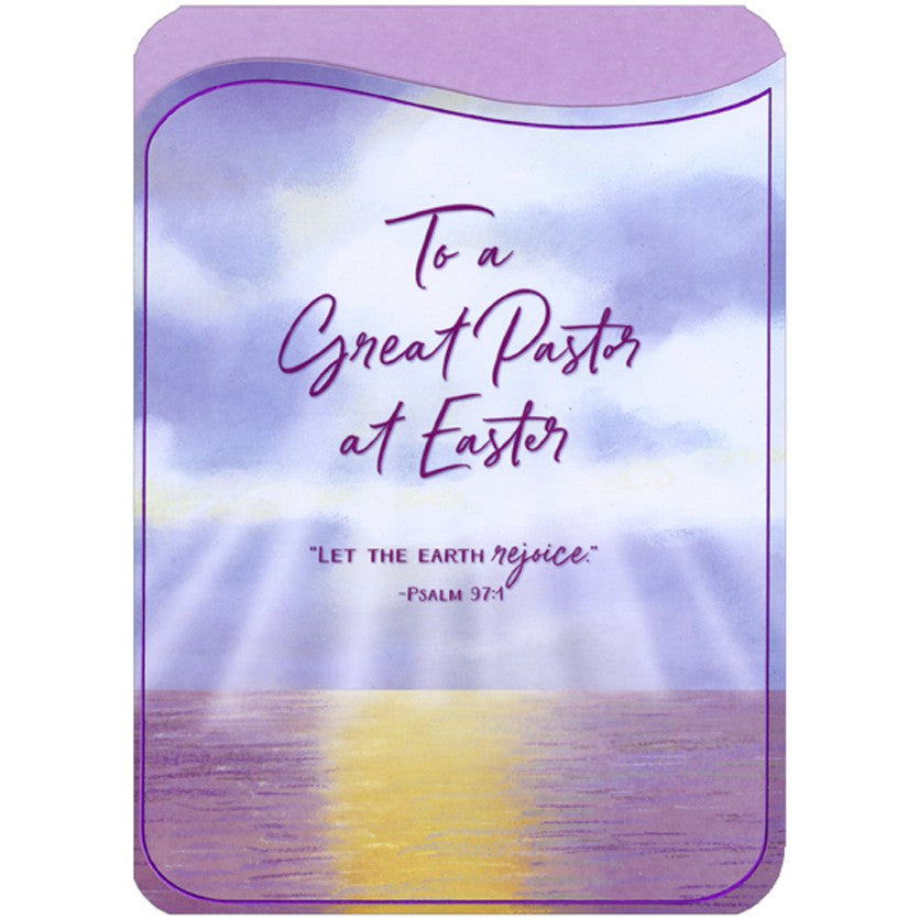 Religious Easter Card for Pastor
