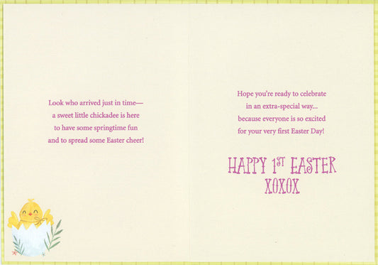 Baby's 1st : First Easter Card