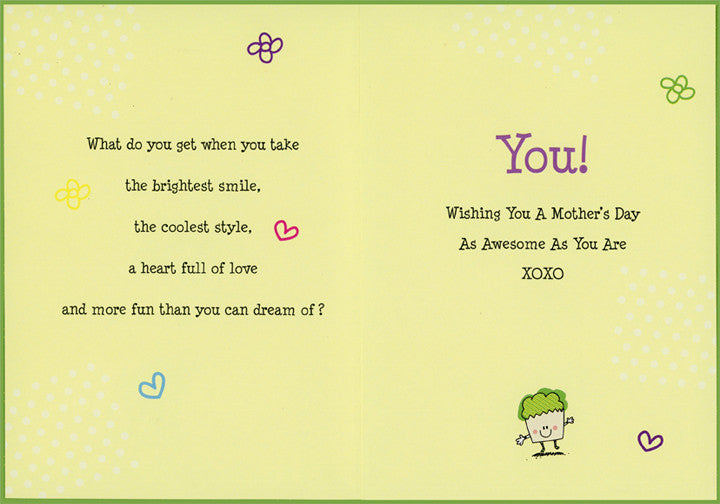 Juvenile Mother's Day Card from Young Child : Kid