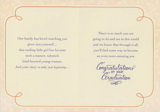 Niece Graduation Card