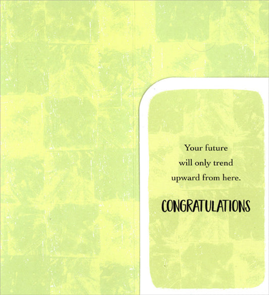 Clapping Hands, Smiling Grad and Thumbs Up Icons Money Holder / Gift Card Holder Graduation