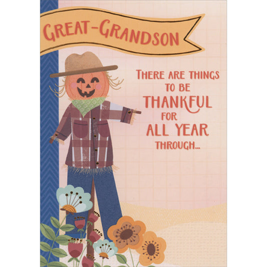 Thanksgiving - Young Great-Grandson