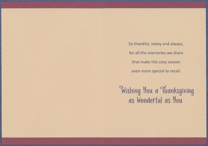 Happy Thanksgiving Brother Card