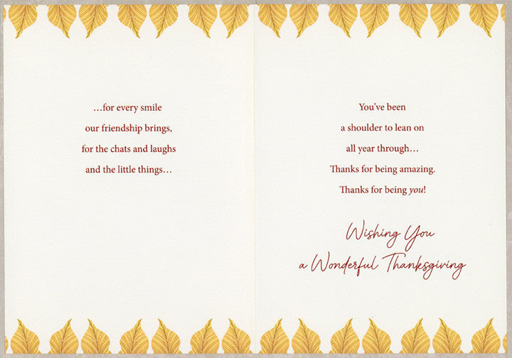 Thanksgiving - Friend
