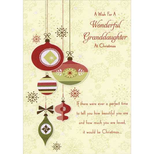 Granddaughter Christmas Card