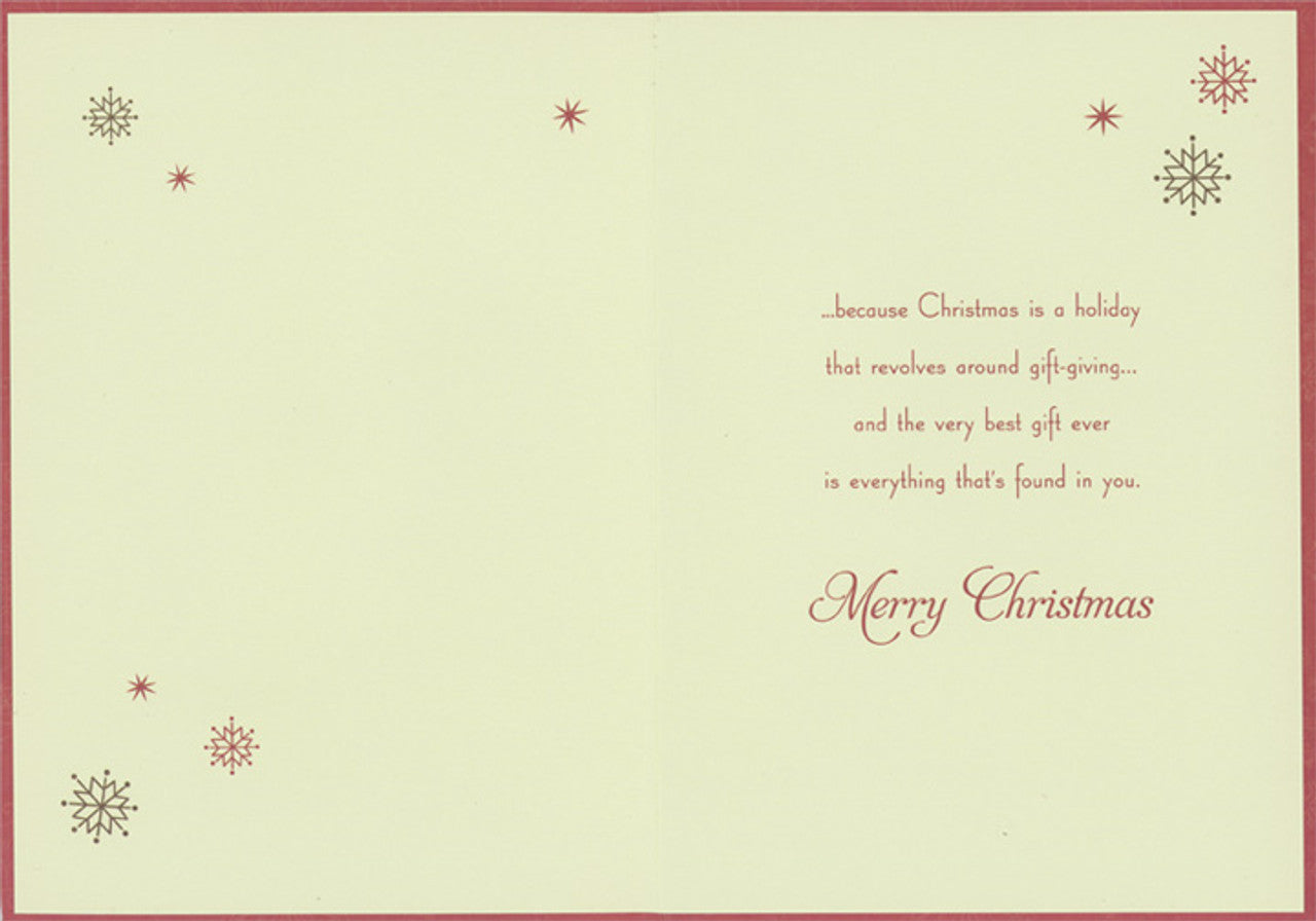 Granddaughter Christmas Card