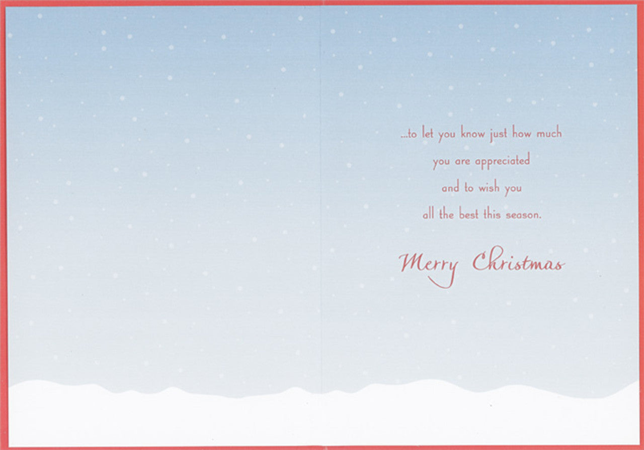 Mail Carrier Christmas Card