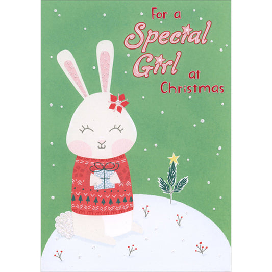 Girl Christmas Card