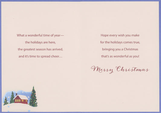 Cousin Christmas Card