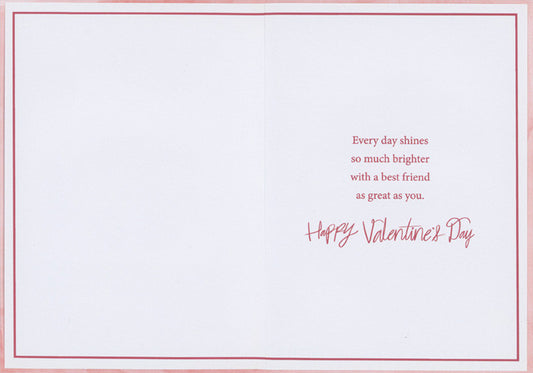 Best Friend Valentine's Day Card