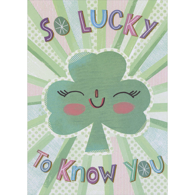 Juvenile St. Patrick's Day Card for Kids