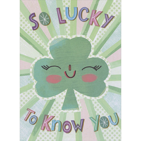 Juvenile St. Patrick's Day Card for Kids