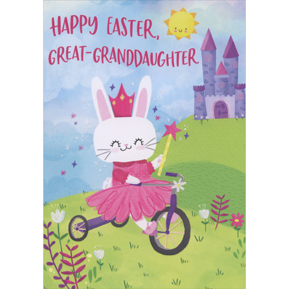 Juvenile Easter Card for Great-Granddaughter