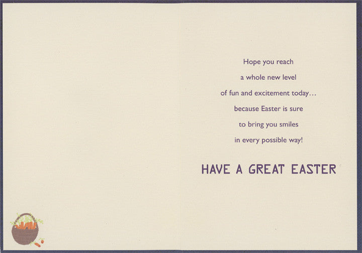 Juvenile Easter Card for Young Grandson