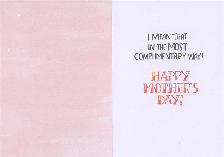 You Are One Bad Mother: Sign of the Horns Hand Signal Funny / Humorous Mother's Day Card