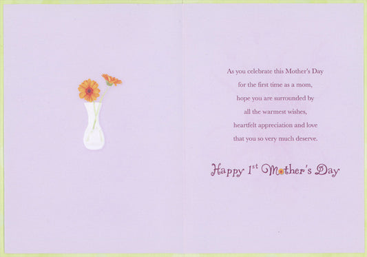 First Mother's Day Card for New Mom