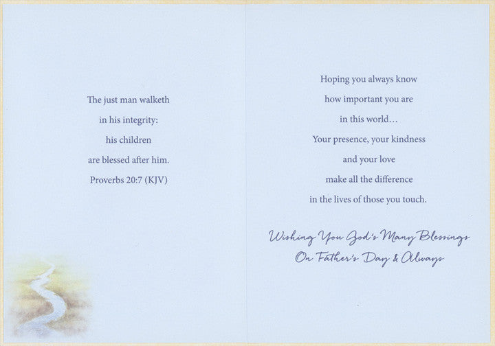 Son, You are a Blessing: Religious Father's Day Card