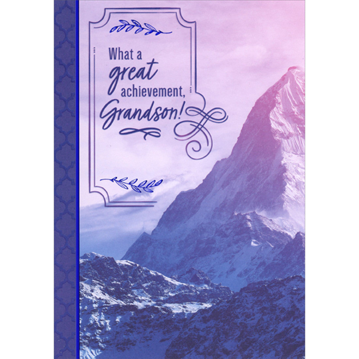 'What a Great Achievement' Graduation Card for Grandson