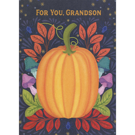 Grandson Halloween Card