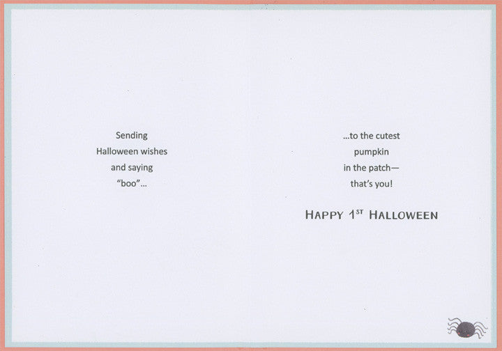 Happy 1st Halloween Card
