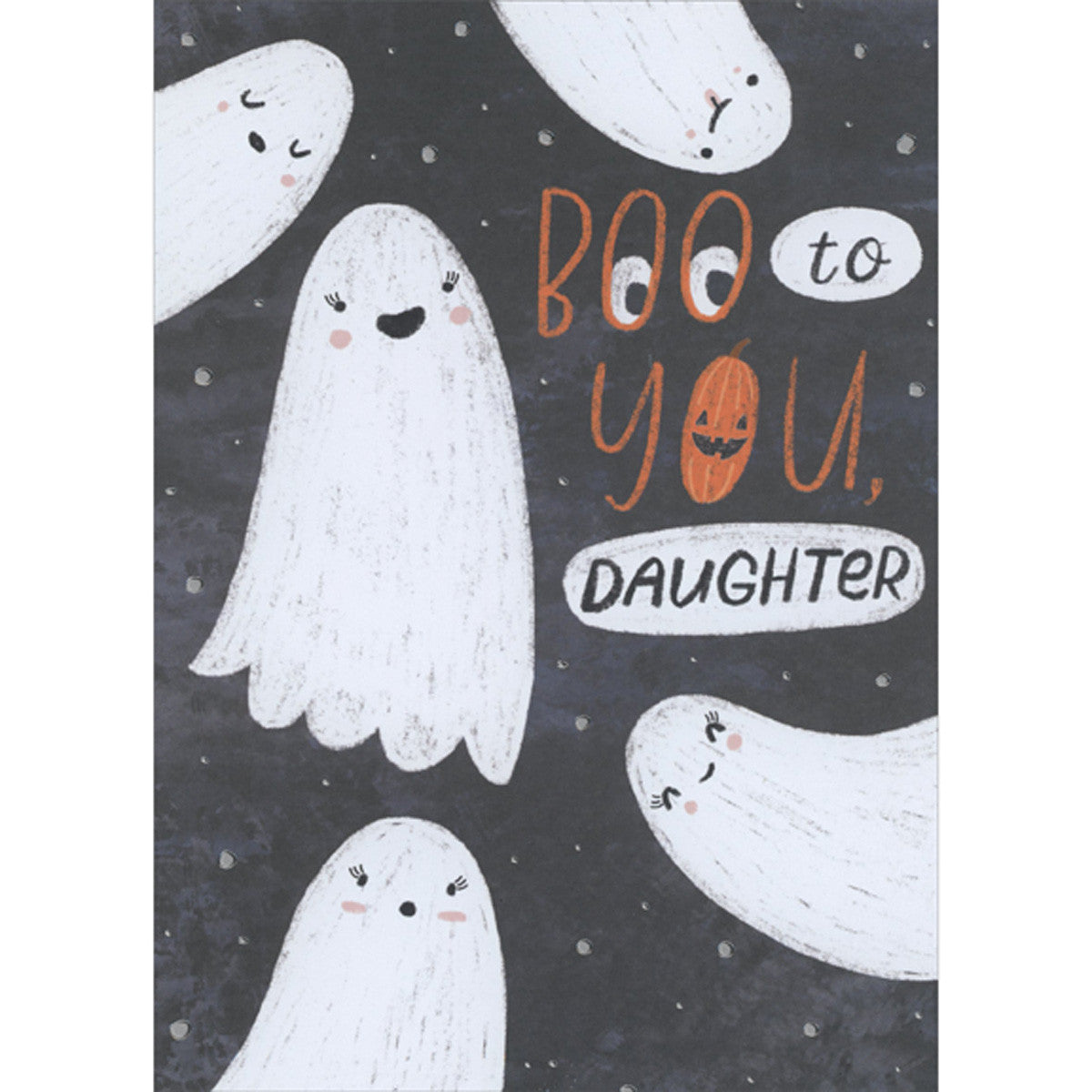 Young Daughter Halloween Card