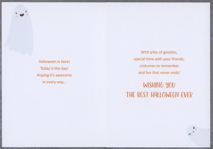 Young Daughter Halloween Card