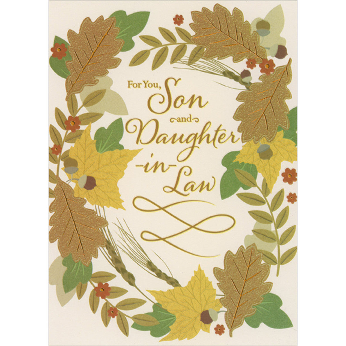 Son and Daughter-in-Law Thanksgiving Card