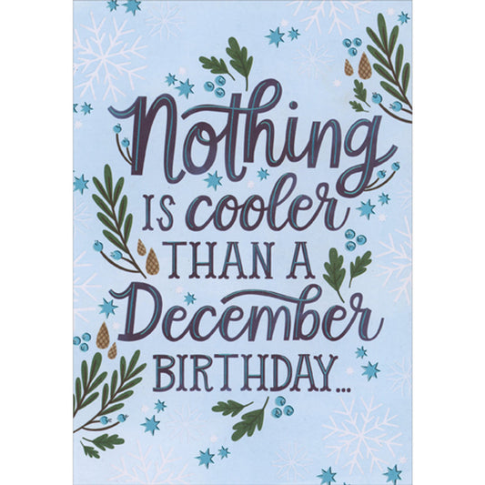 December Birthday Card