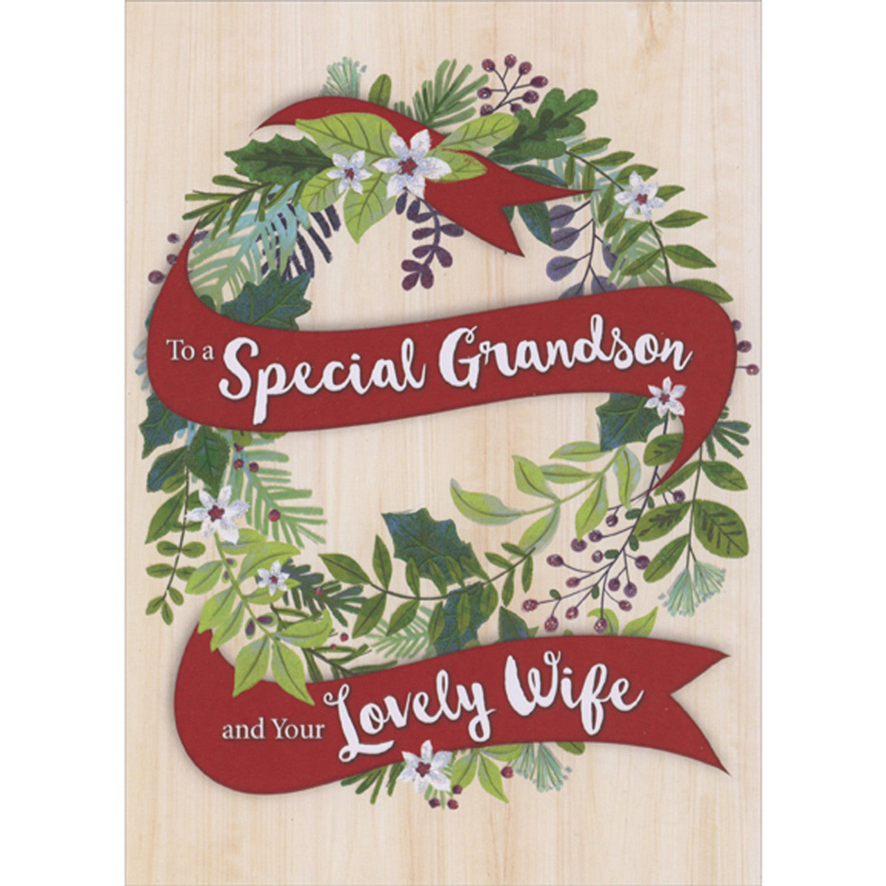 Grandson & Wife Christmas Card