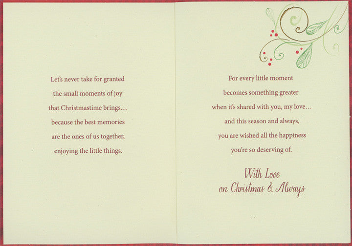 Wife Christmas Card