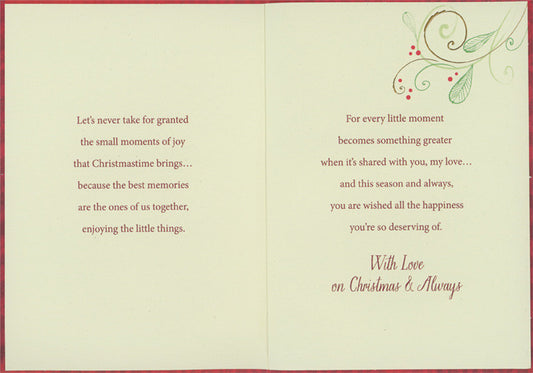 Wife Christmas Card