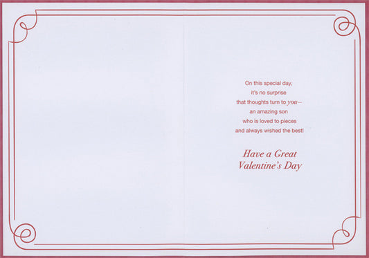 Son Valentines Day Card