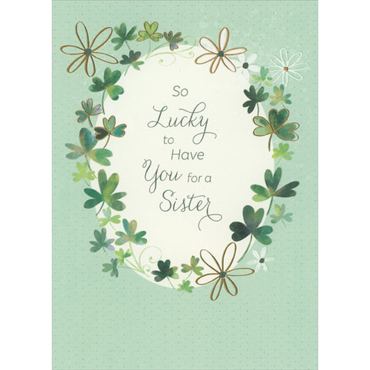 St. Patrick's Day Card for Sister