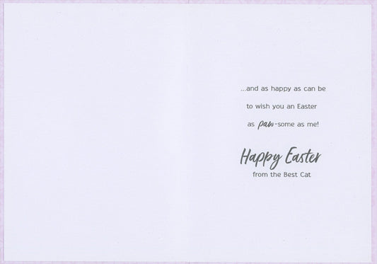 Easter Card from the Cat