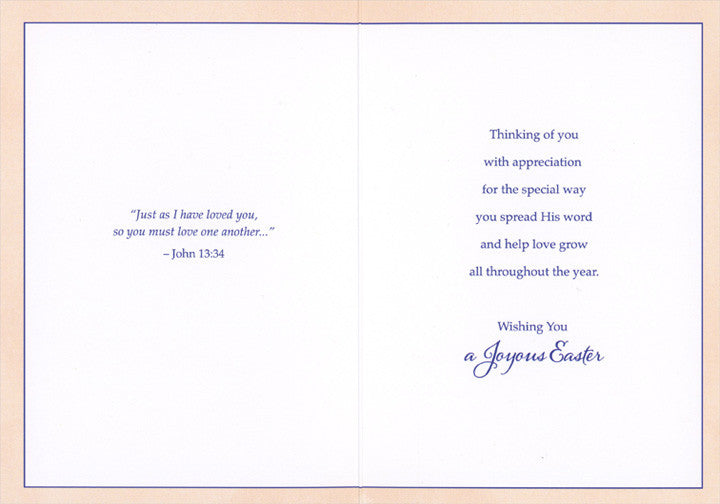 Religious Easter Card for Nun