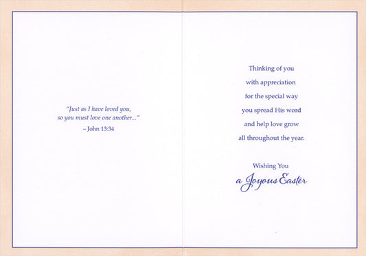 Religious Easter Card for Nun
