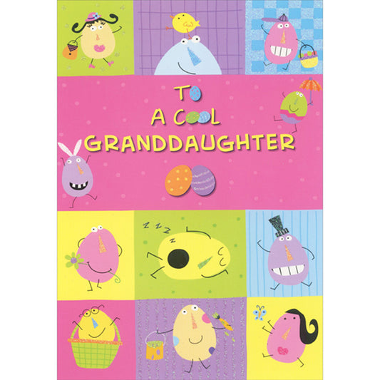 Juvenile Easter Card for Granddaughter