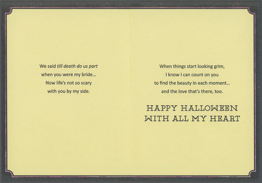 Halloween Card - Wife