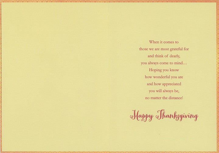 Thanksgiving - Across the Miles
