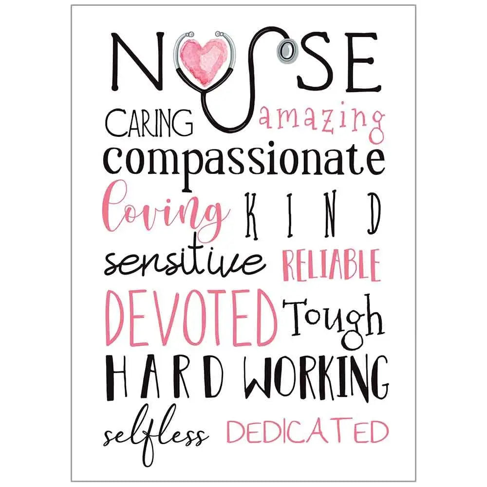 Nurse Art - Thank You Nurse Card
