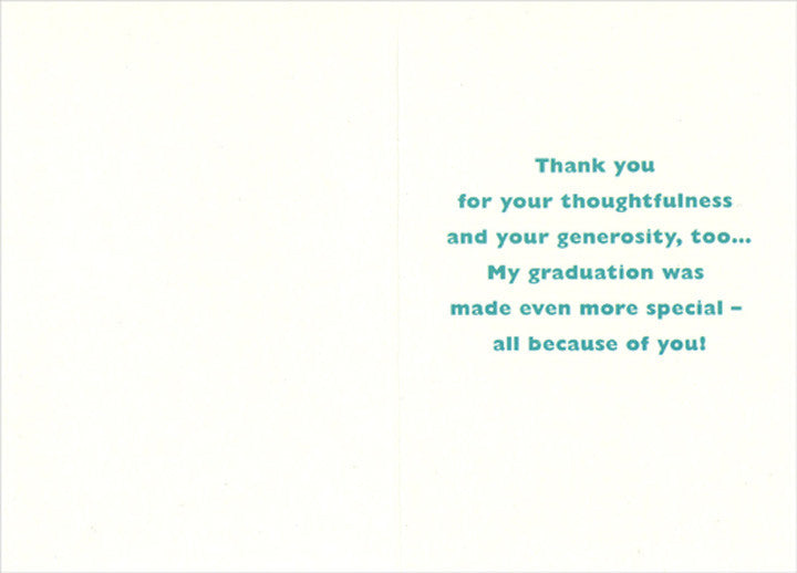 Package of 8 Graduation Thank You Notes