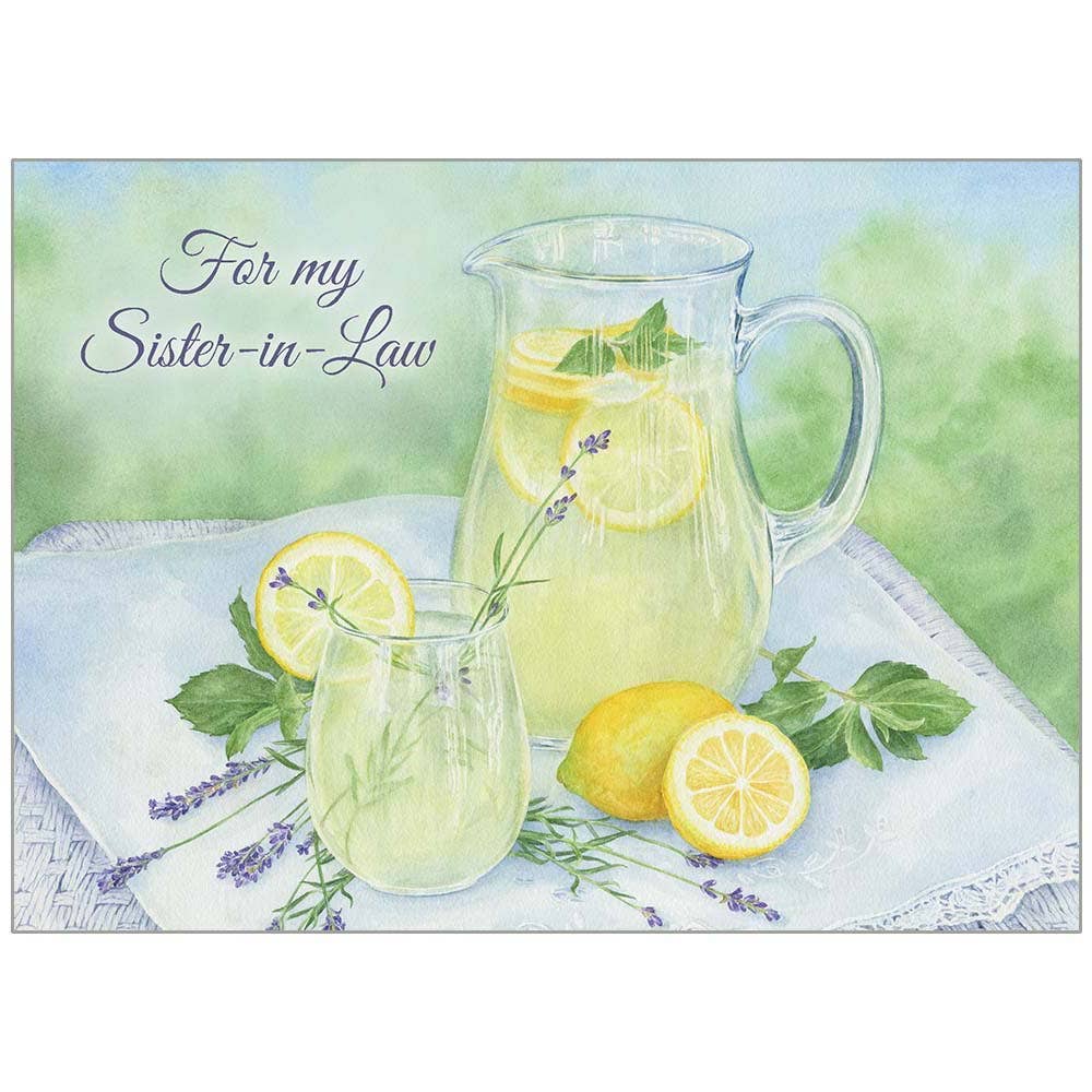Summer Lemonade - Birthday Sister-in-Law Card