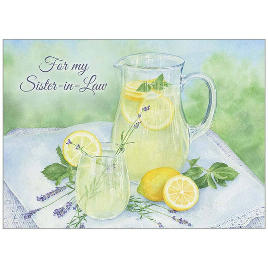 Summer Lemonade - Birthday Sister-in-Law Card