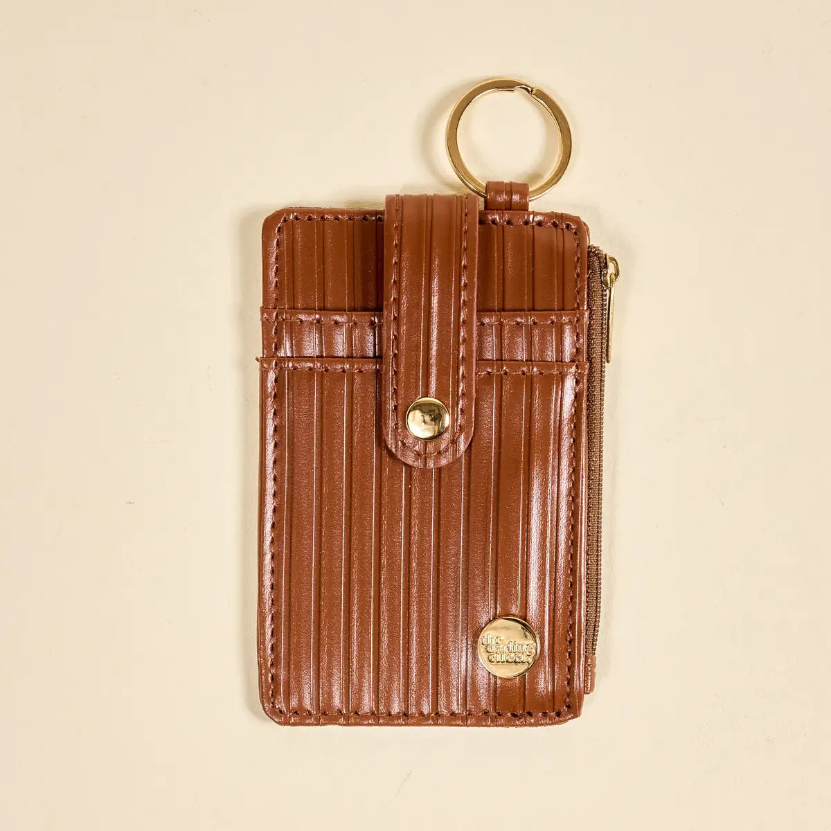 Ripple Ridge Keychain Wallet