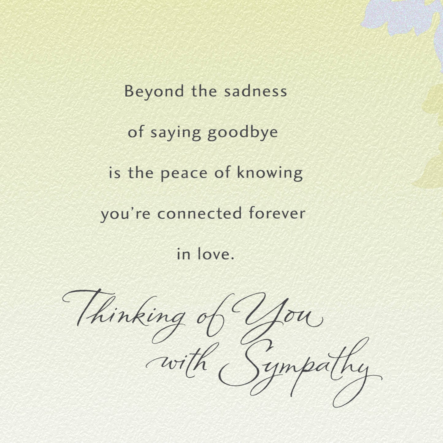 Sympathy Loss Loved One