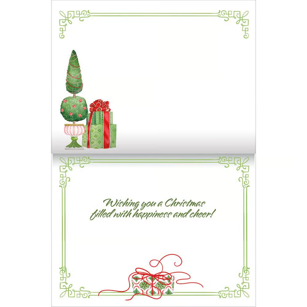 Merry Nutcrackers Luxe Christmas Cards by Nicole Tamarin