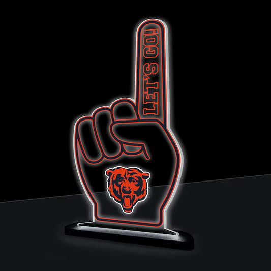 NFL Football Foam Finger Desklite LED Decor