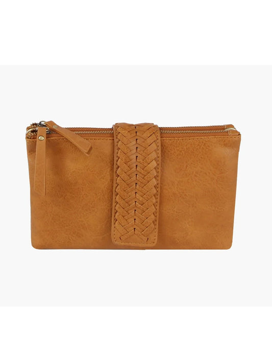 Lisa Two Compartment Crossbody With Braid Detail