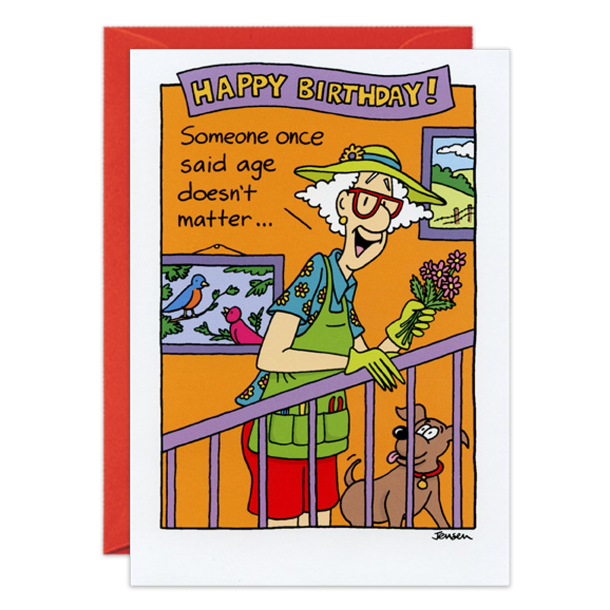 Age Doesn't Matter Birthday Card